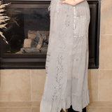 Boho Rhapsody Textured Tiered Skirt