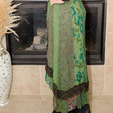 Boho Fusion Wrapped Look Midi Skirt - Evergreen Boutique