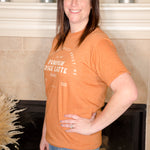 Pumpkin Spice Latte Graphic Tee - Evergreen Boutique