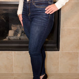 Judy Blue Skinny Ankle Jeans - Evergreen Boutique