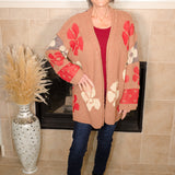 Daisy Oversize Terry Knit Cardigan - Evergreen Boutique