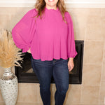 Long Sleeve Swing Top - Evergreen Boutique