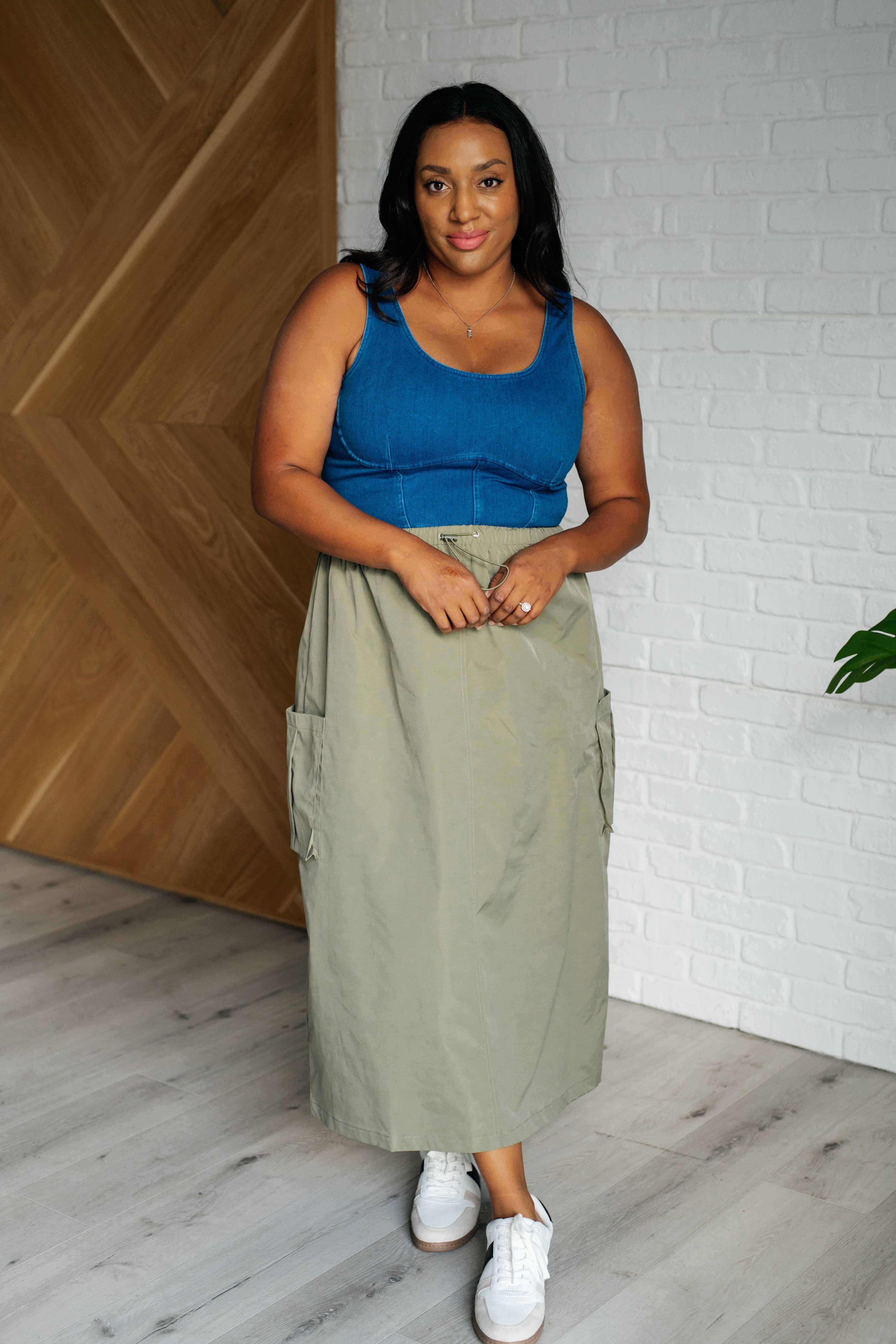 Explain It Away Cargo Skirt - Evergreen Boutique