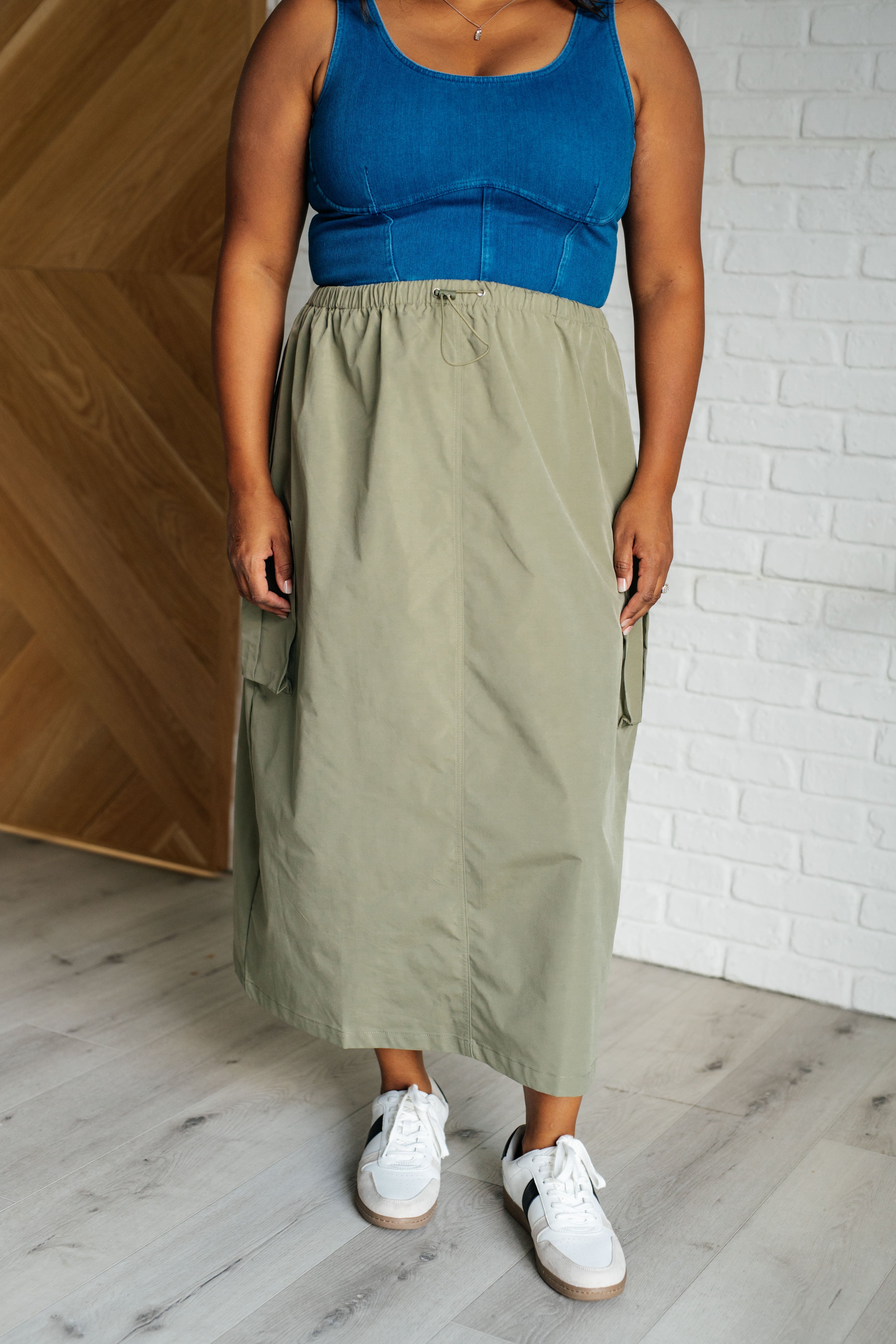 Explain It Away Cargo Skirt - Evergreen Boutique