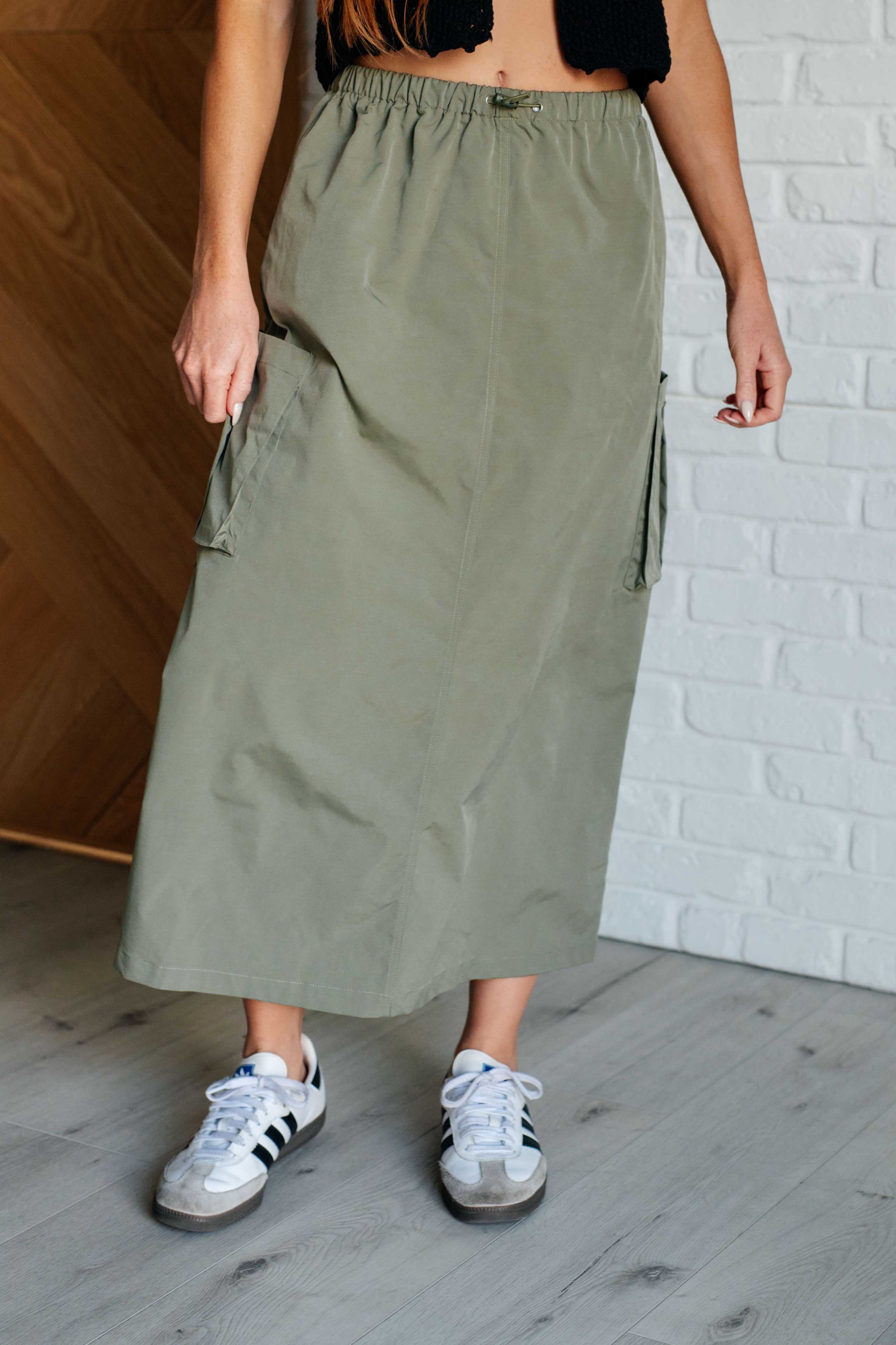 Explain It Away Cargo Skirt - Evergreen Boutique