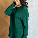 Hero of the Hour Crew Neck Sweater - Evergreen Boutique