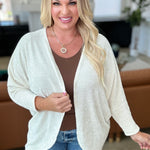 How's It Going Open Front Cardigan - Evergreen Boutique