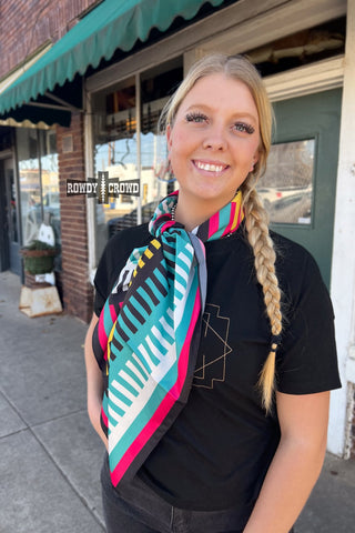 Sassy Serape Wild Rag/ Scarf - Evergreen Boutique
