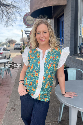 Full Bloom Blouse - Evergreen Boutique