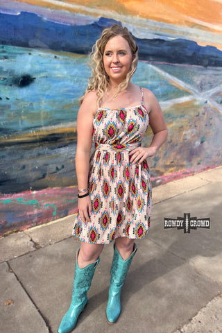 Aztec River Dress - Evergreen Boutique