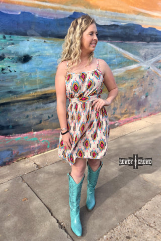 Aztec River Dress - Evergreen Boutique