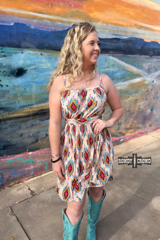 Aztec River Dress - Evergreen Boutique
