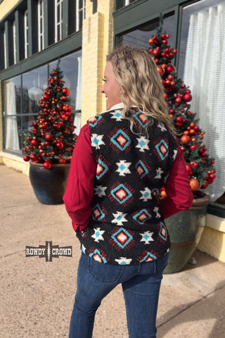 Vail Aztec Vest - Evergreen Boutique