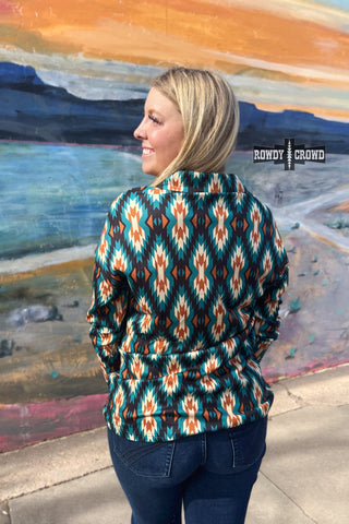 Aztec Valley Top - Evergreen Boutique