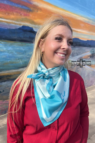 Feelin' Groovy Wild Rag/ Scarf - Evergreen Boutique
