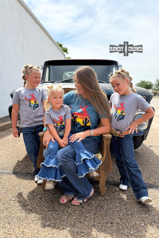 Bowie Bronc Tee - Evergreen Boutique