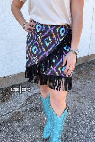 Far Out Fringe Skirt - Evergreen Boutique