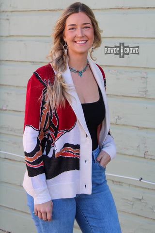 Cowpoke Cardigan - Evergreen Boutique