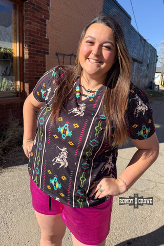 Let's Rodeo Top - Evergreen Boutique