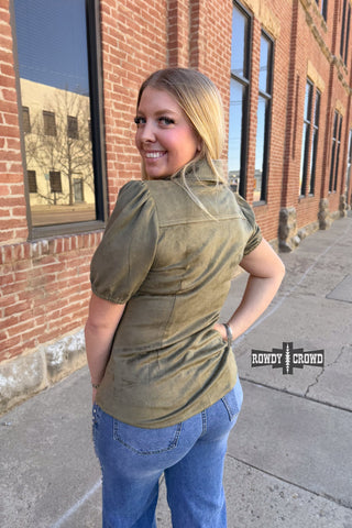 Olive Calaboose Top - Evergreen Boutique