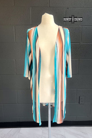 Stoney Serape Duster - Evergreen Boutique