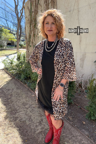 Wild Side Short Duster - Evergreen Boutique