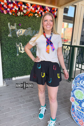 Lucky Buck Shorts - Evergreen Boutique