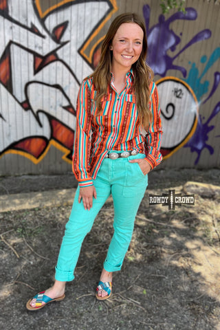 Turquoise Creek Pants - Evergreen Boutique