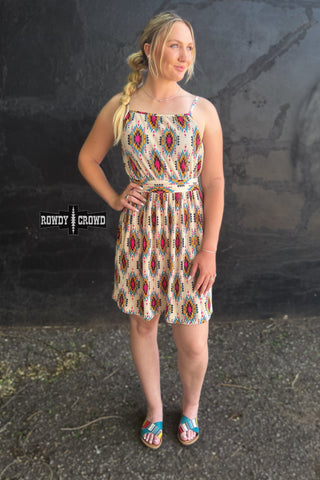Aztec River Dress - Evergreen Boutique