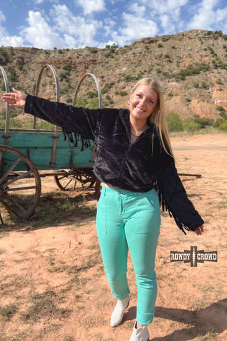 Fargo Fringe Jacket - Evergreen Boutique