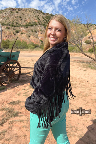 Fargo Fringe Jacket - Evergreen Boutique