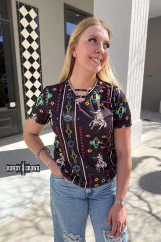 Let's Rodeo Top - Evergreen Boutique
