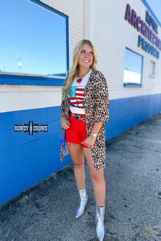 Wild Side Short Duster - Evergreen Boutique