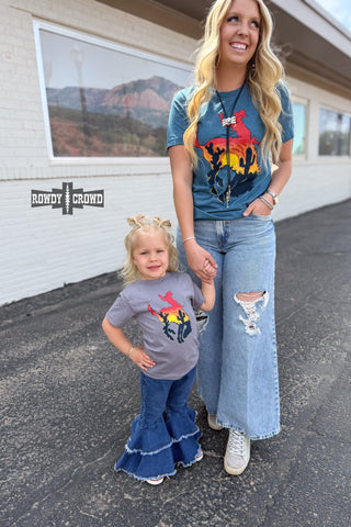 Bowie Bronc Tee - Evergreen Boutique