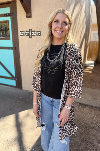 Wild Side Short Duster - Evergreen Boutique
