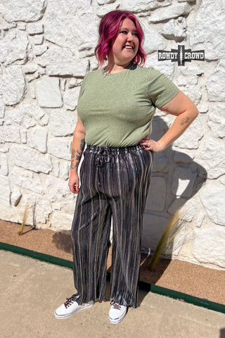 Ruffled Cup Pants - Evergreen Boutique