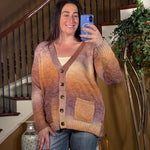 Ombre Front Pocket Cardigan - Evergreen Boutique