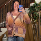 Ombre Front Pocket Cardigan - Evergreen Boutique