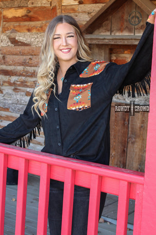 Flatland Fringe Button Up - Evergreen Boutique