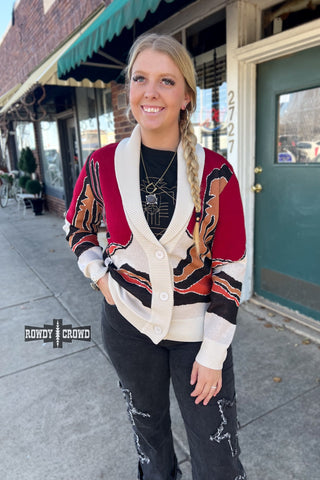 Cowpoke Cardigan - Evergreen Boutique