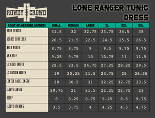 Lone Ranger Tunic - Evergreen Boutique