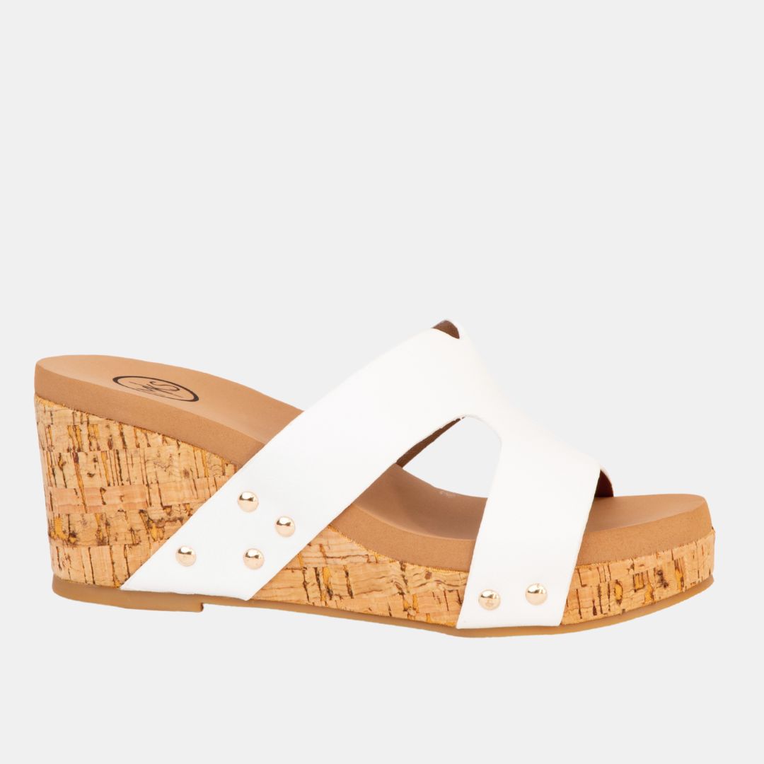 Modapasso Allyson Cross Strap Wedge Sandal