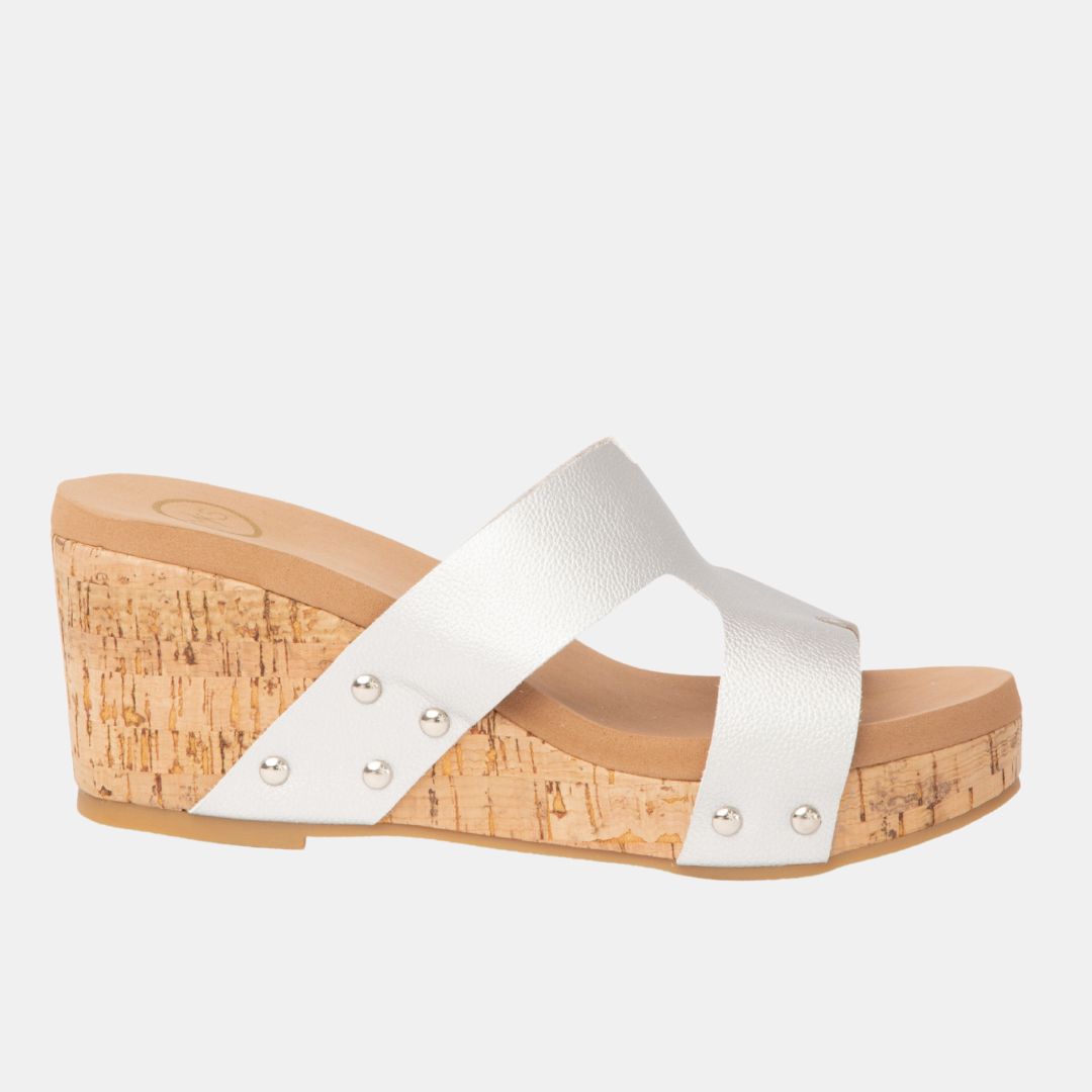 Modapasso Allyson Cross Strap Wedge Sandal