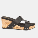 Modapasso Allyson Cross Strap Wedge Sandal