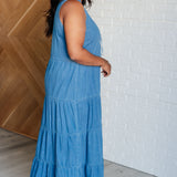 Perfect Choice Denim Maxi Dress - Evergreen Boutique