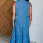 Perfect Choice Denim Maxi Dress - Evergreen Boutique