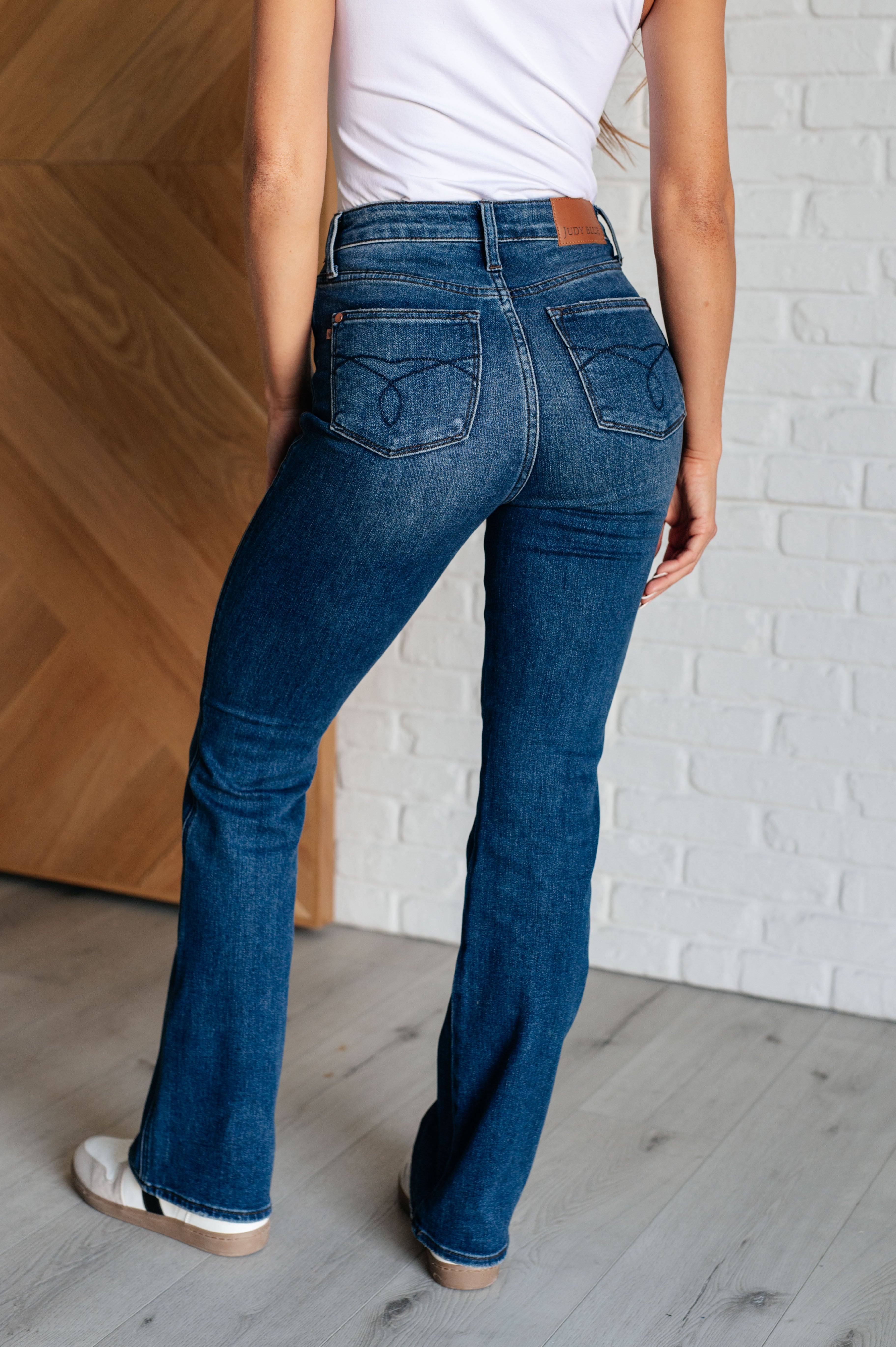 Judy Blue Santana High Rise Control Top Bootcut Jeans - Evergreen Boutique