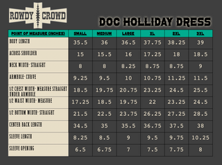 Doc Holliday Dress - Evergreen Boutique