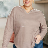 Spring In My Step V-Neck Pullover - Evergreen Boutique