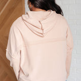 Throwback Heartthrob Hoodie in Beige - Evergreen Boutique